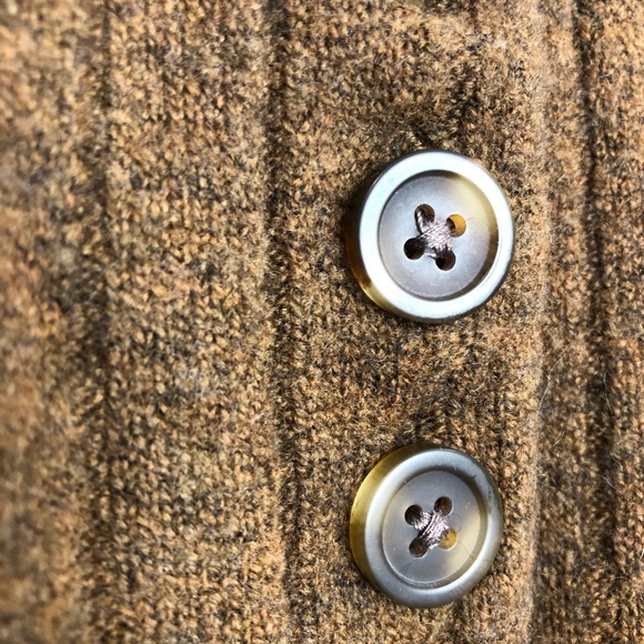 Madewell Bowden Henley Sweater in Coziest Yarn Wool Alpaca Brown Size Small - Picture 7 of 16